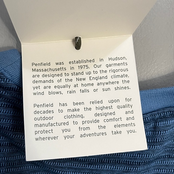 NWT - Penfield Men’s Textured Jacquard Striped T Shirt - Size XL - Picture 9 of 9